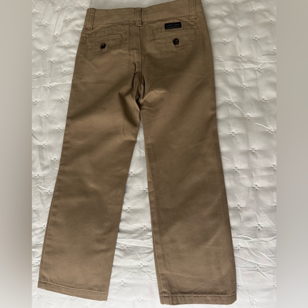 NEW Janie and Jack Boy’s Khaki Chinos - Size 4 - Picture 2 of 3